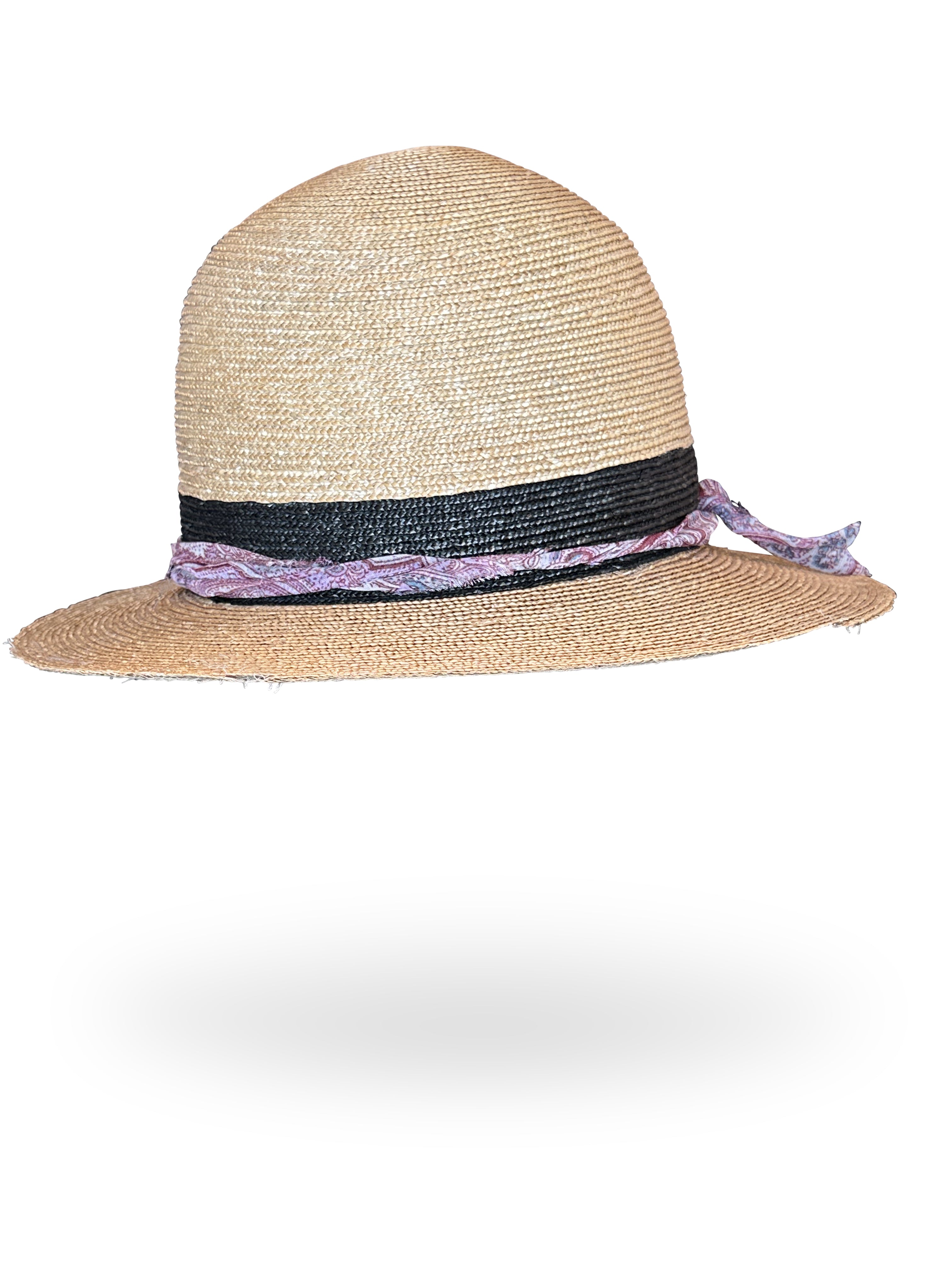 "Botanical Gardens" Myelin Straw Hat