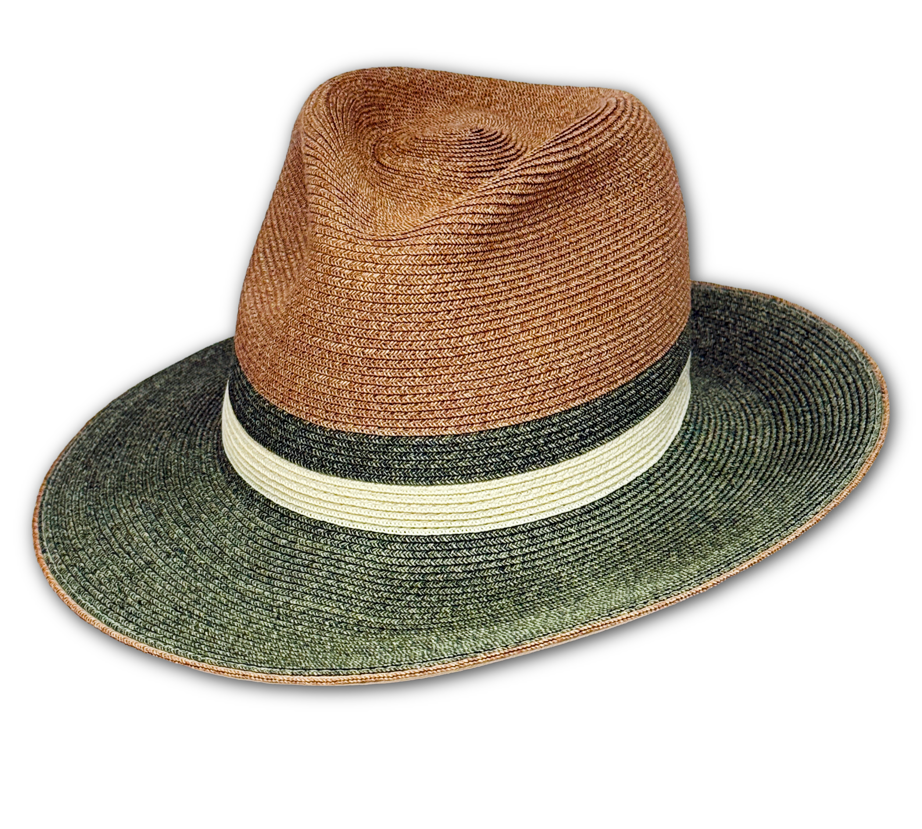 "Gradient Crushable" Straw Hat