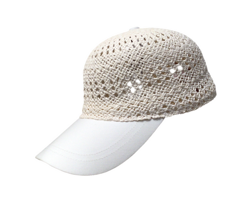 Vented baseball cap
