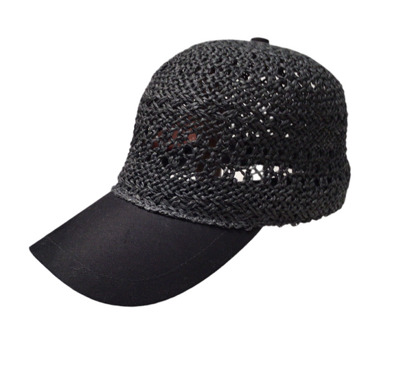 Vented baseball cap