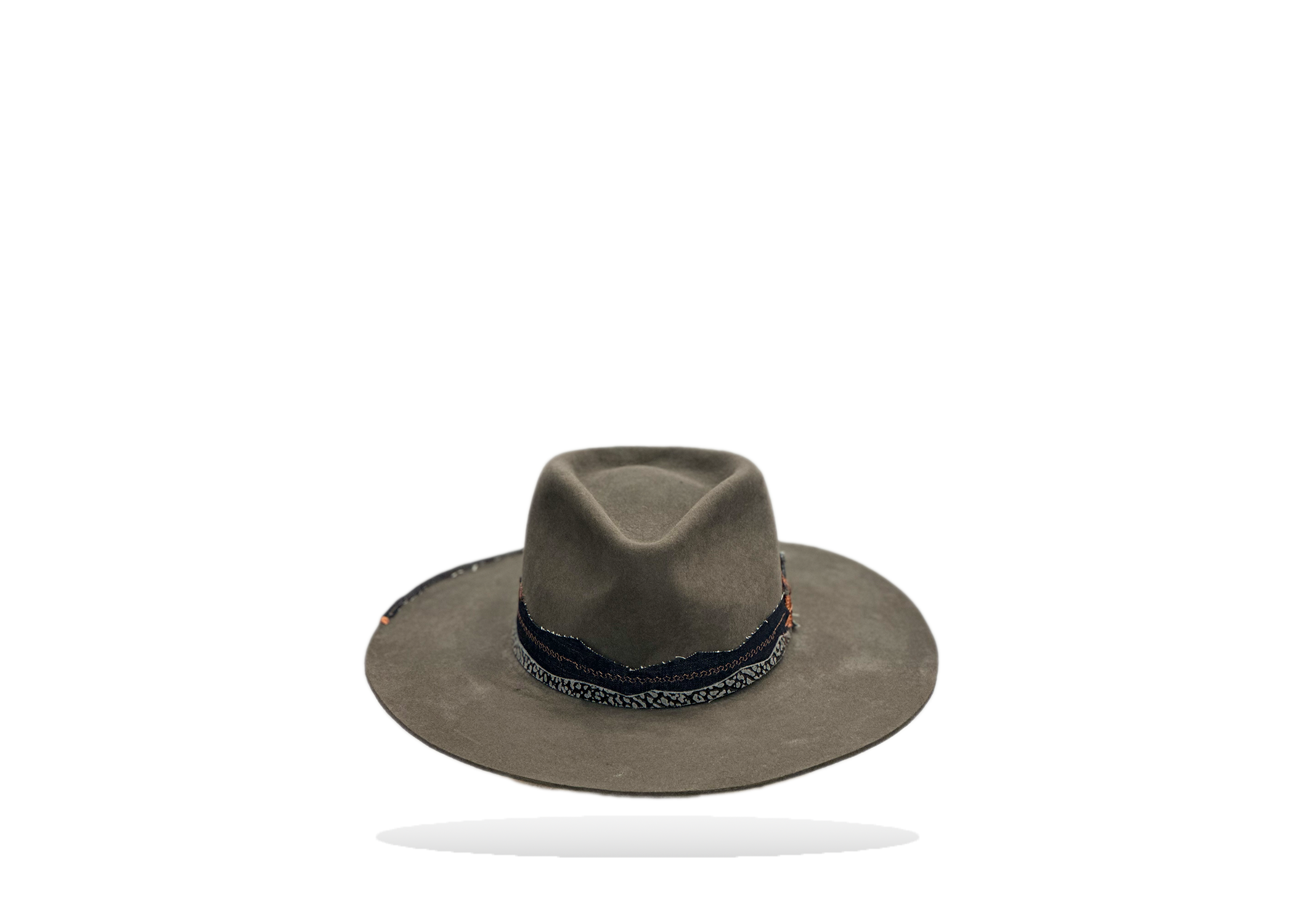 "Denim Circuit" Fur Felt Hat
