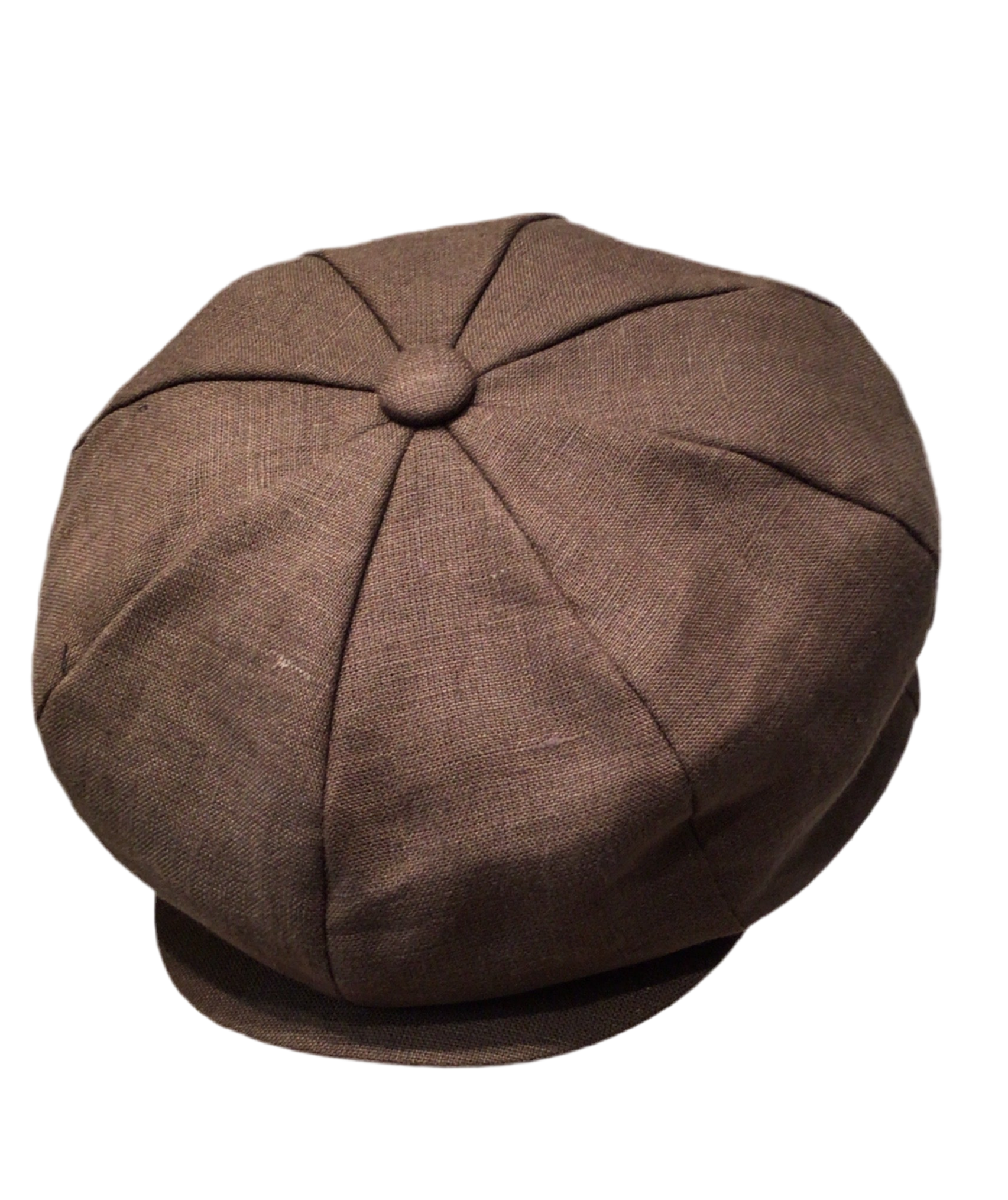 "Applejack Linen Gatsby" Flat Cap