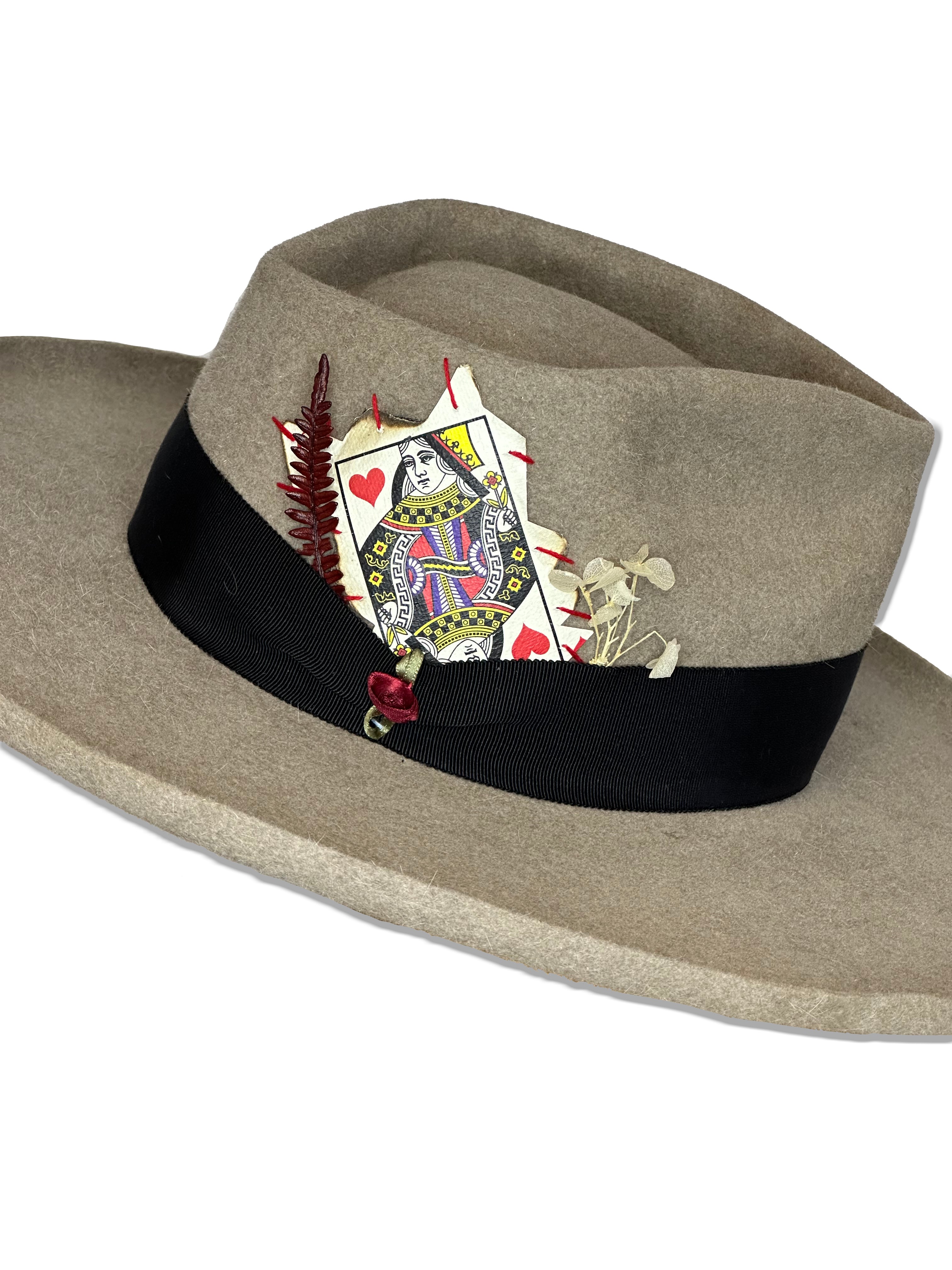 "Flowery Branch" Fur Felt Hat
