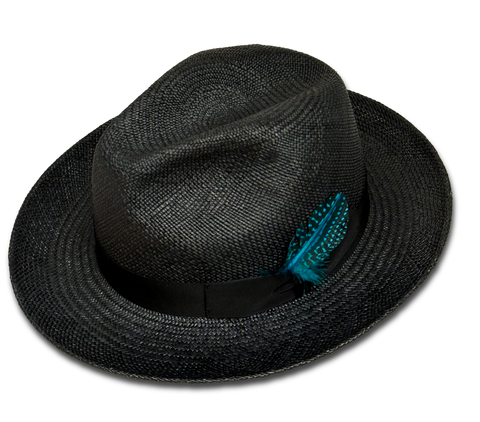 "Noir' Straw Hat