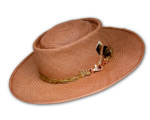 "Mauvelous" Straw Hat