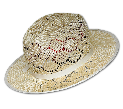"HoneyComb Cowgirl" straw hat
