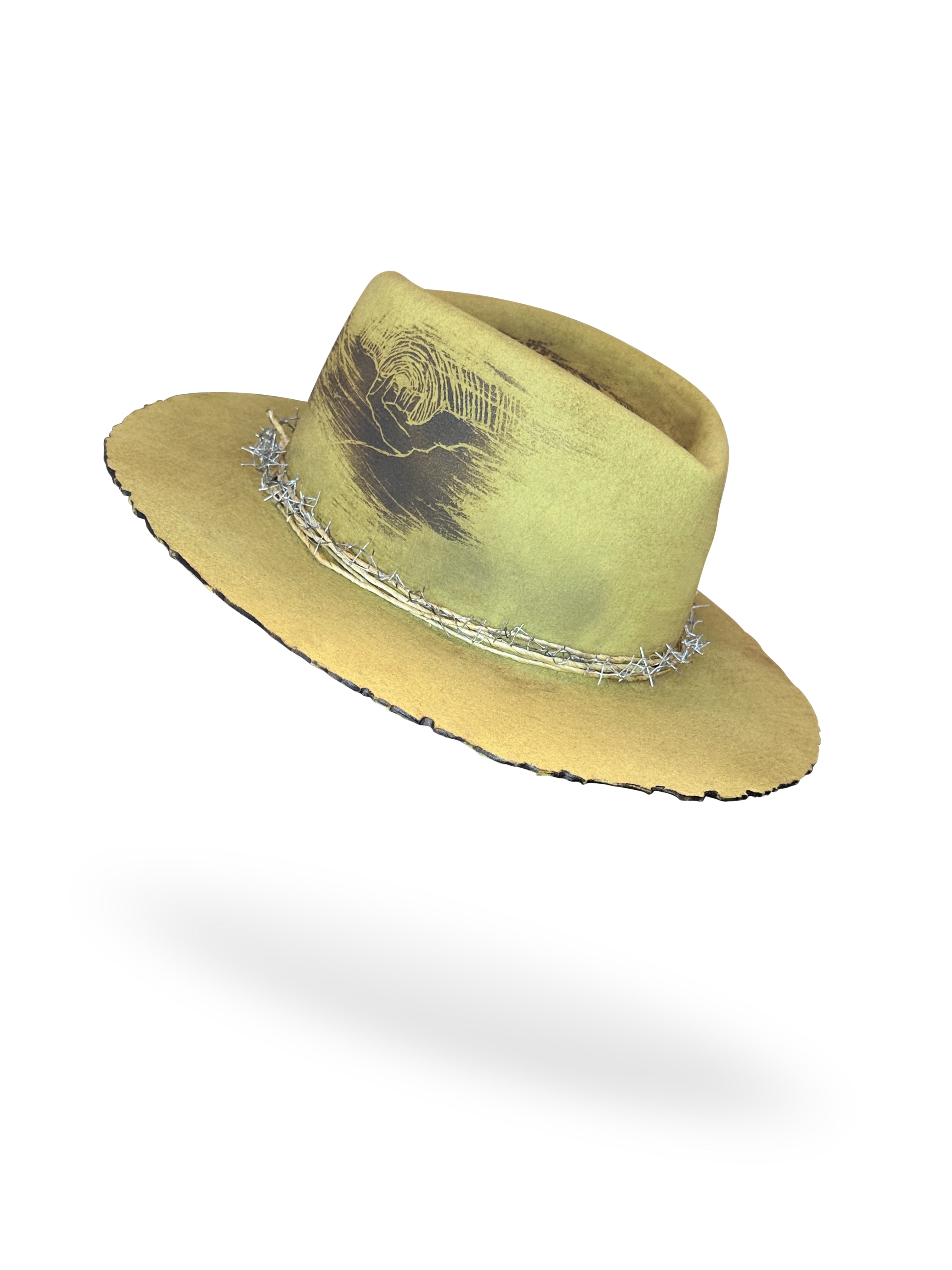 "Mr. Morale" Rabbit Fur Felt Hat