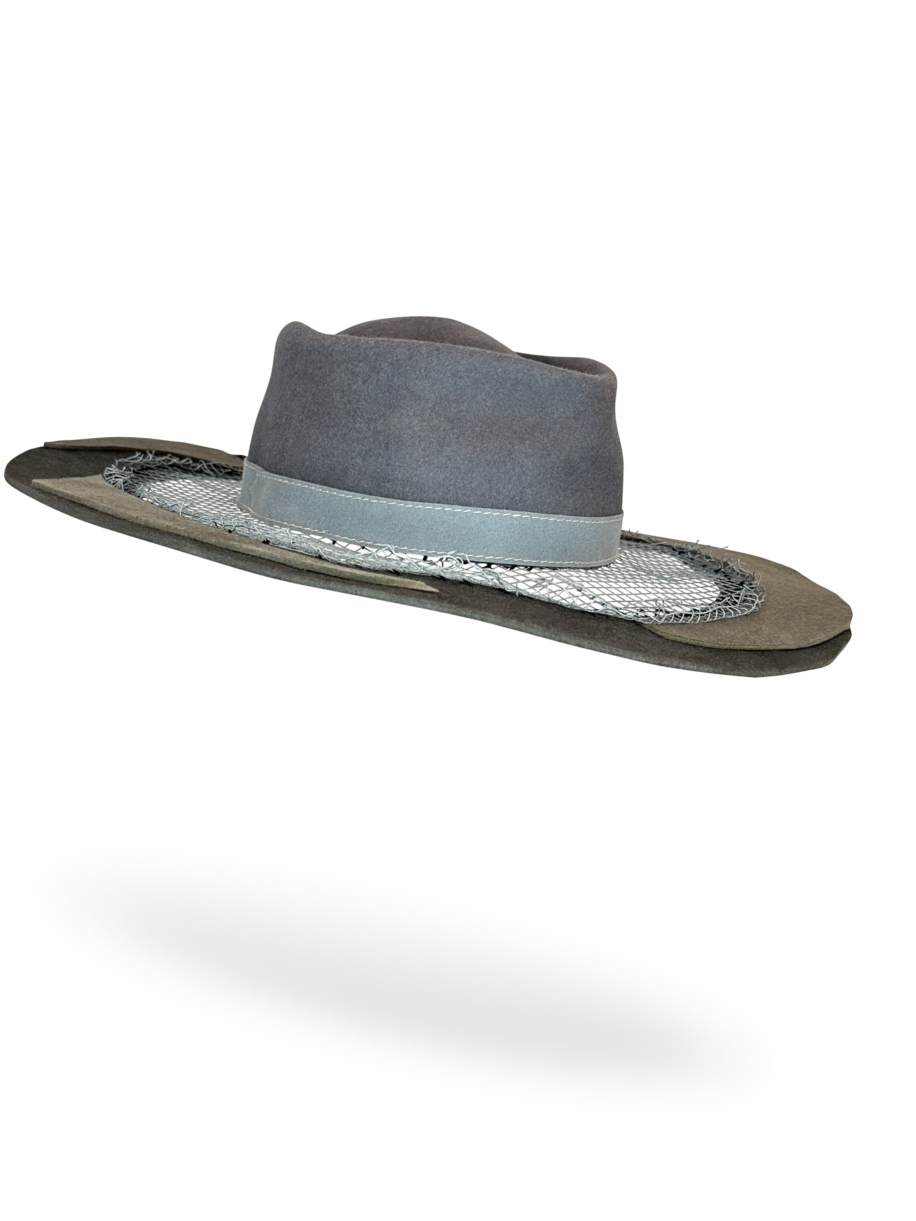 "W.I.P." Rabbit Fur Felt Hat
