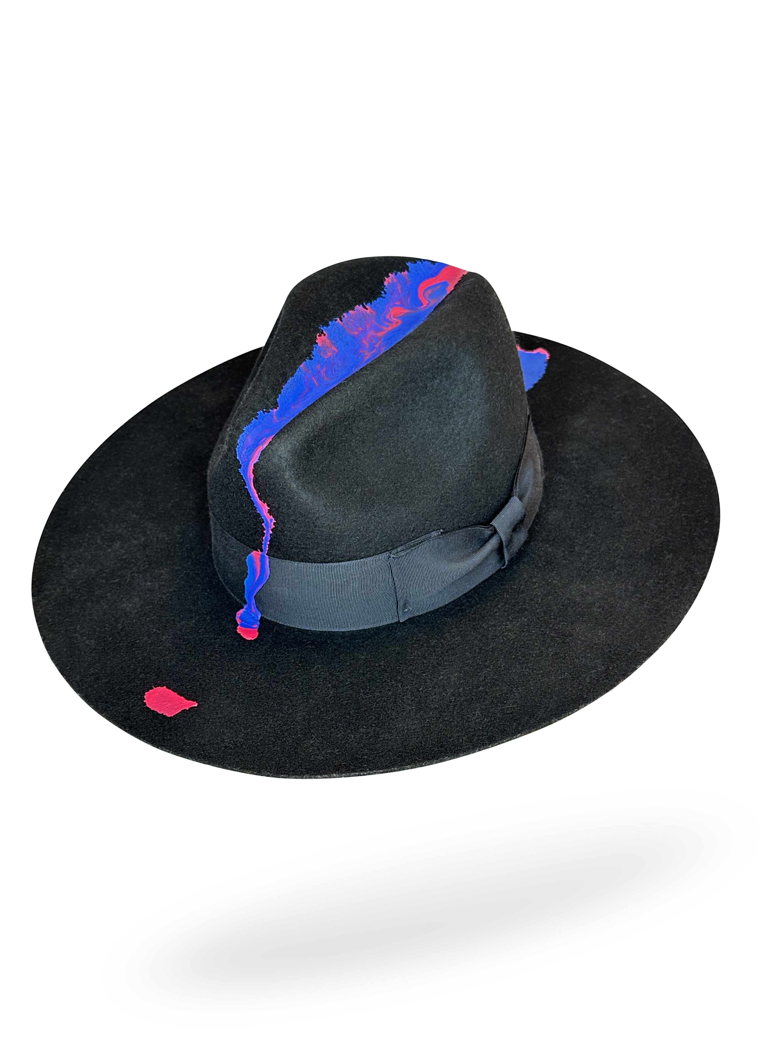 "Drip" Wool Felt Hat
