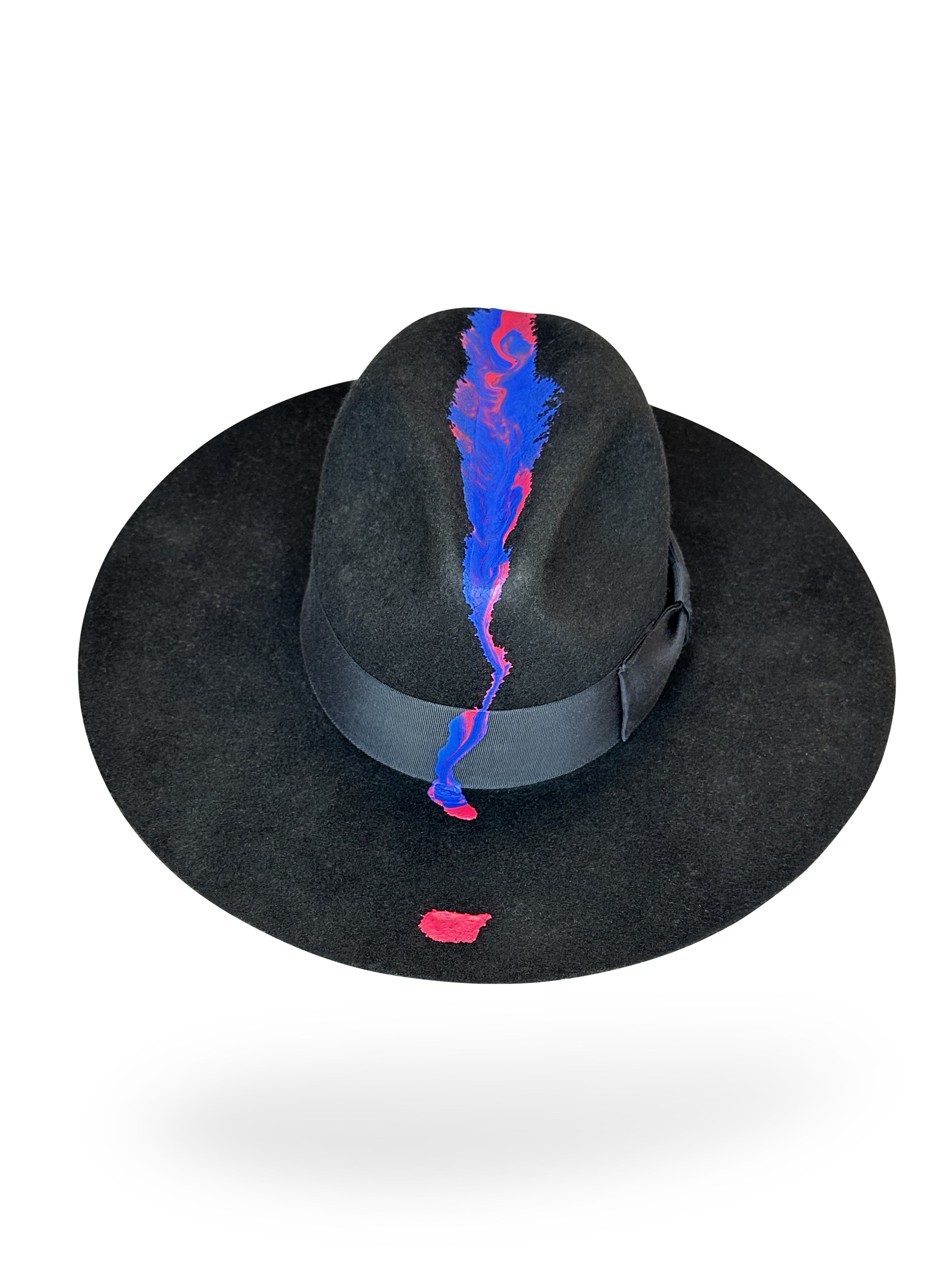 "Drip" Wool Felt Hat