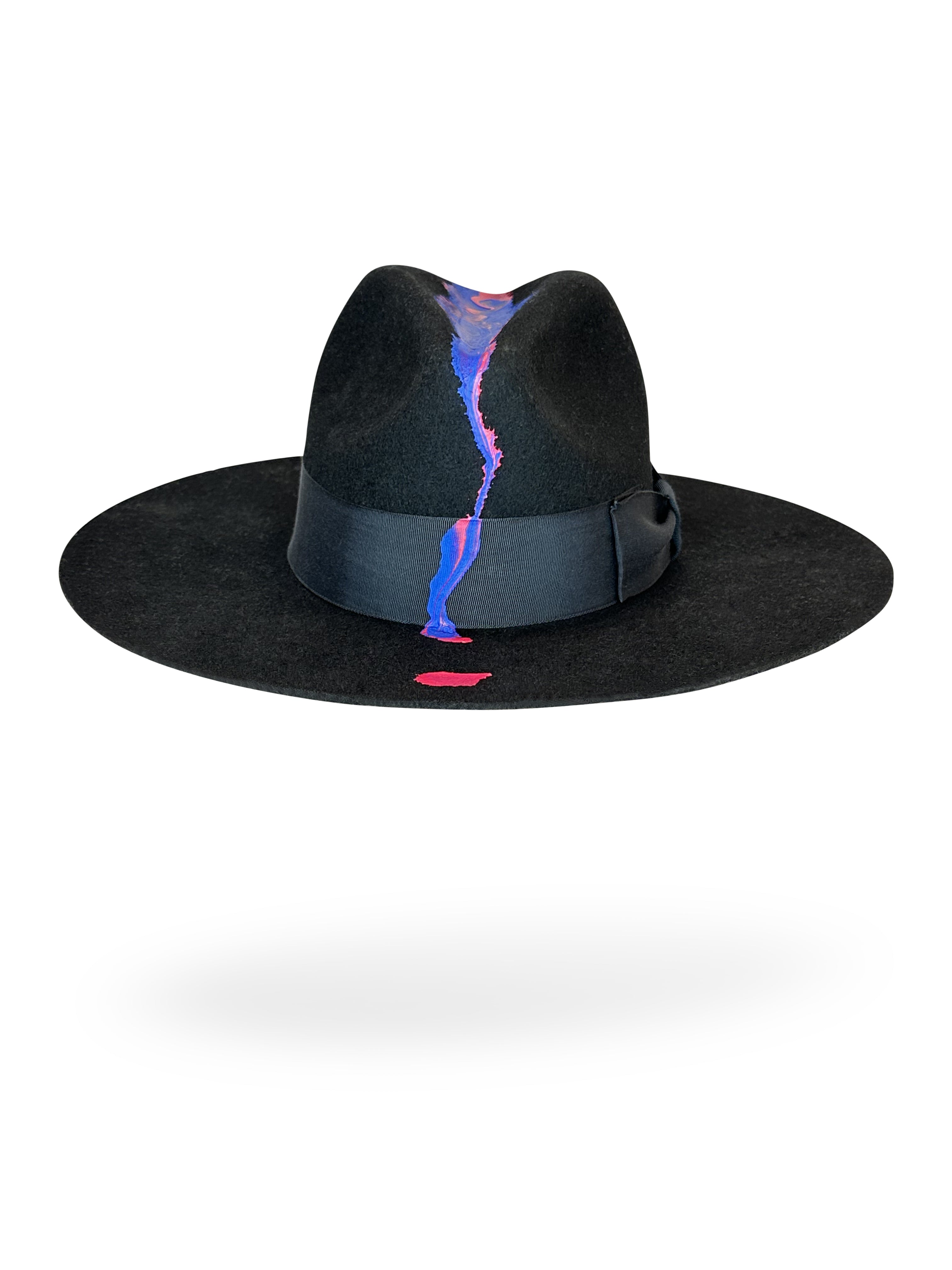"Drip" Wool Felt Hat