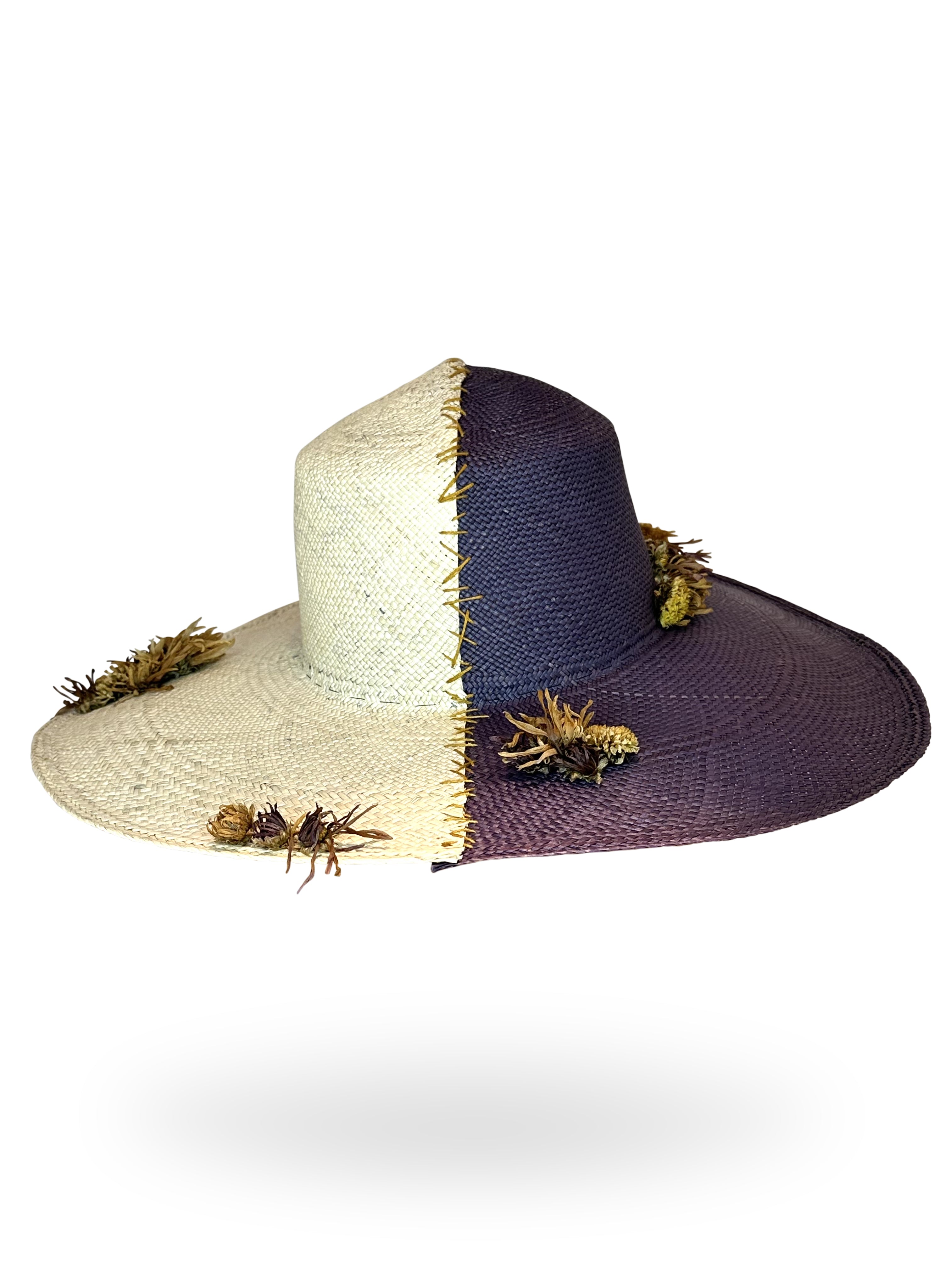 "Garden Party" Hand-Stitched Brisa Hat