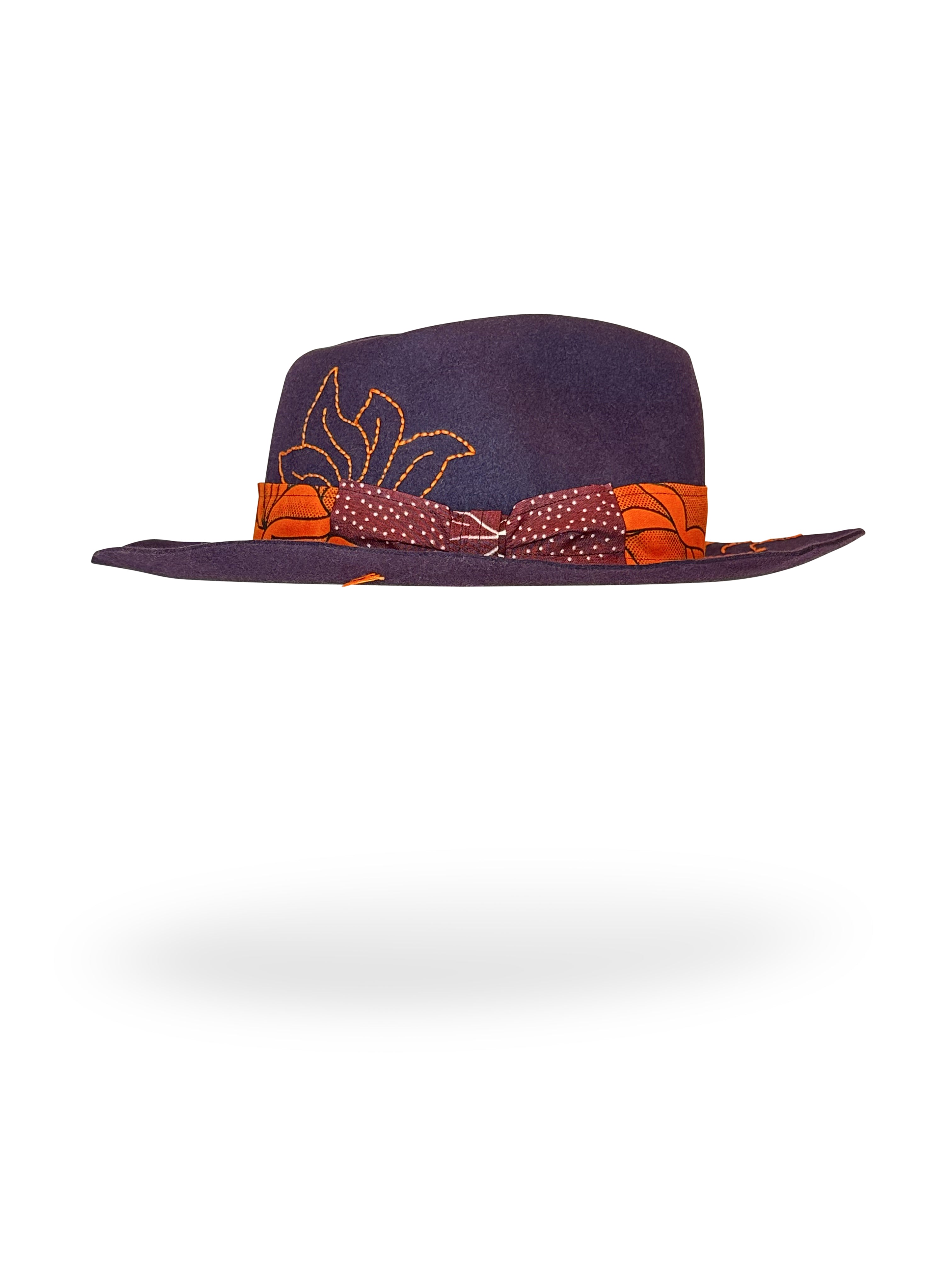 "Farrah" Rabbit Fur Felt Hat