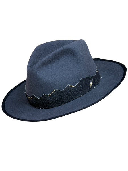 "Grey Slope" Fur Felt Hat