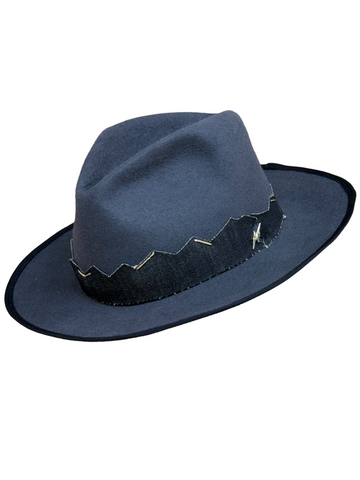 "Grey Slope" Fur Felt Hat