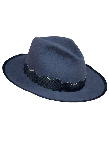 "Grey Slope" Fur Felt Hat