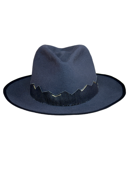 "Grey Slope" Fur Felt Hat