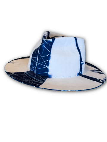 "Shibori Ginsu" Felt Hat