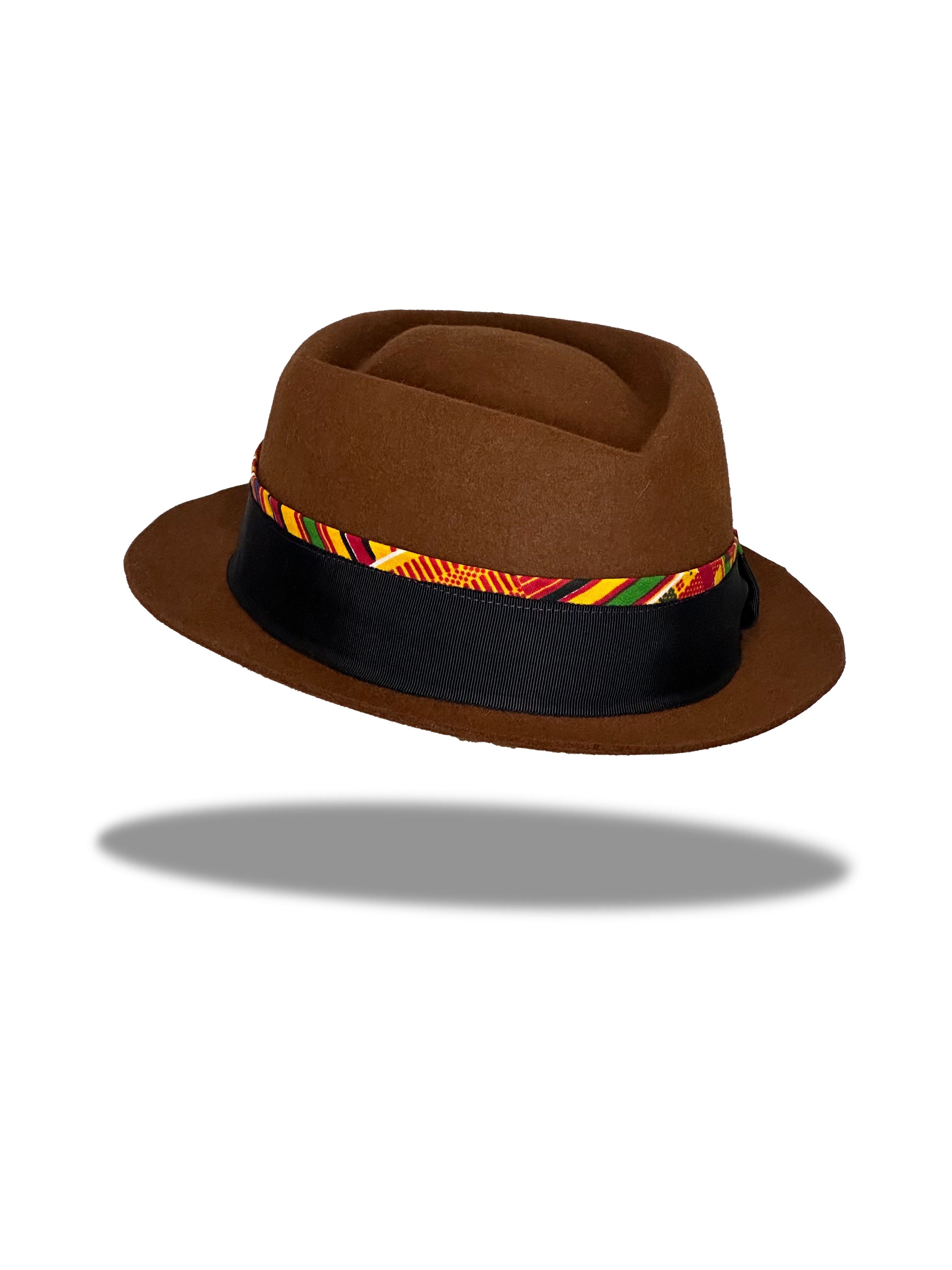 "Stingy Kente" Fur Felt Hat
