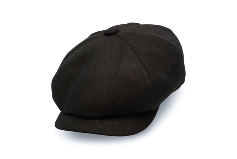Linen Gatsby Cap
